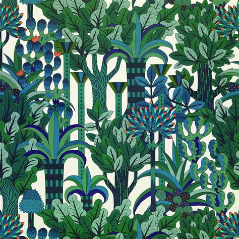 hermes wallpaper jardin d osier|Wallpaper 'Jardin d'Osier' by Hermès for Dedar .